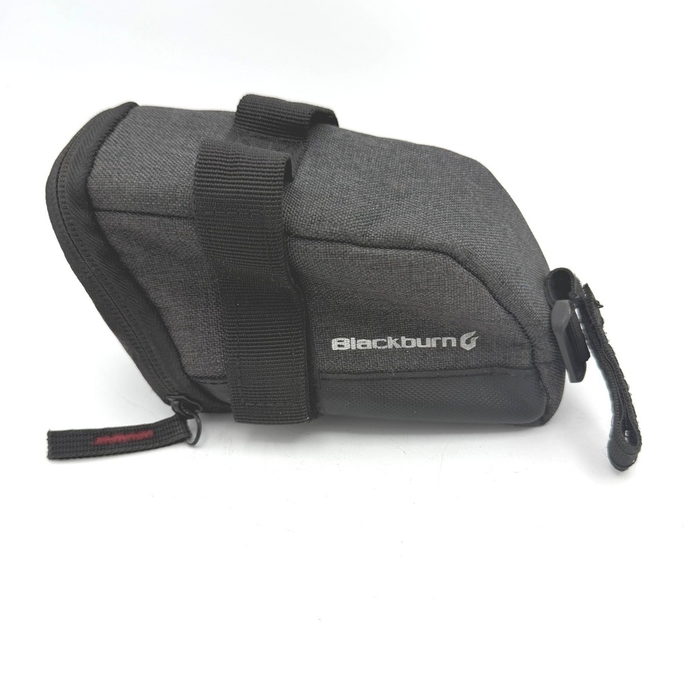 Blackburn Saddle Bag Gray Zippered Under Seat Bike Pouch Accessory